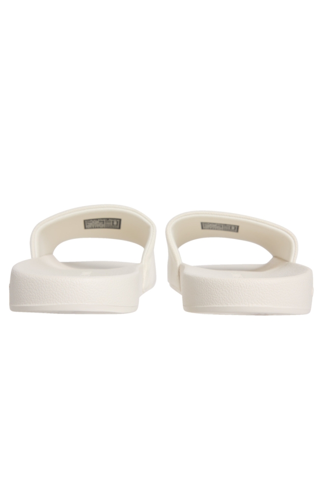 SLIDE MONOLOGO CV YM0YM01367 YBJ CREAMY WHITE/B WHITE